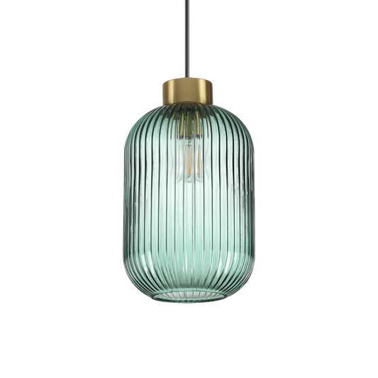 Menta Large 1 Light Glass Pendant