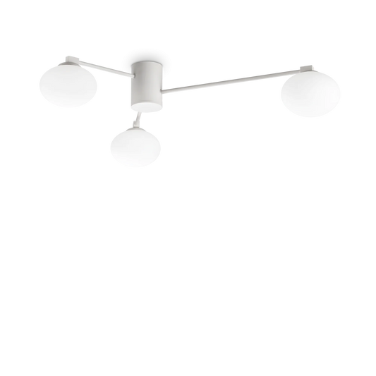 Mercury 3 Light Flush Ceiling Light