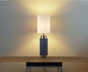 Navy Table Lamp