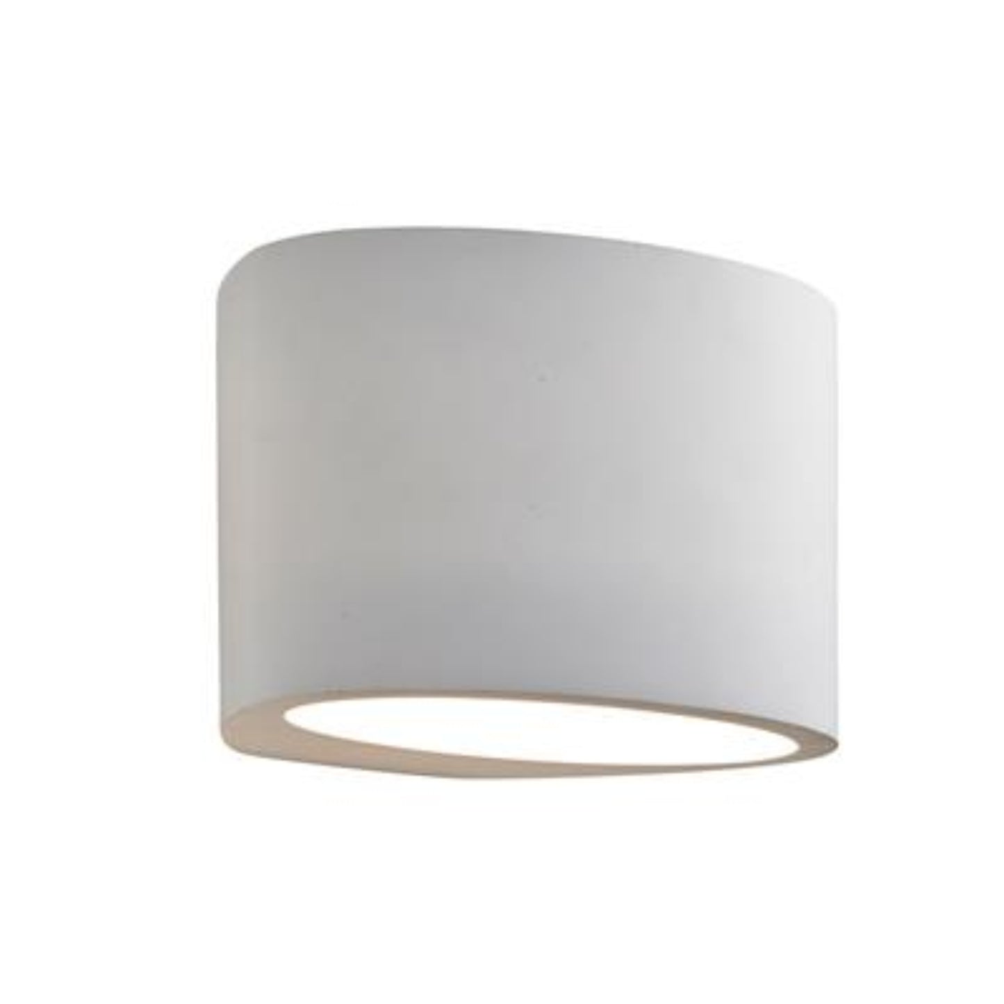 Gypsum Paintable Round Wall Light