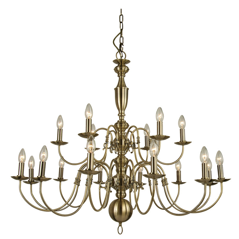 Flemming 18 Light Two-tier Chandelier