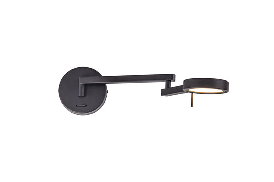 Burlington Switched Swing Arm Wall Light