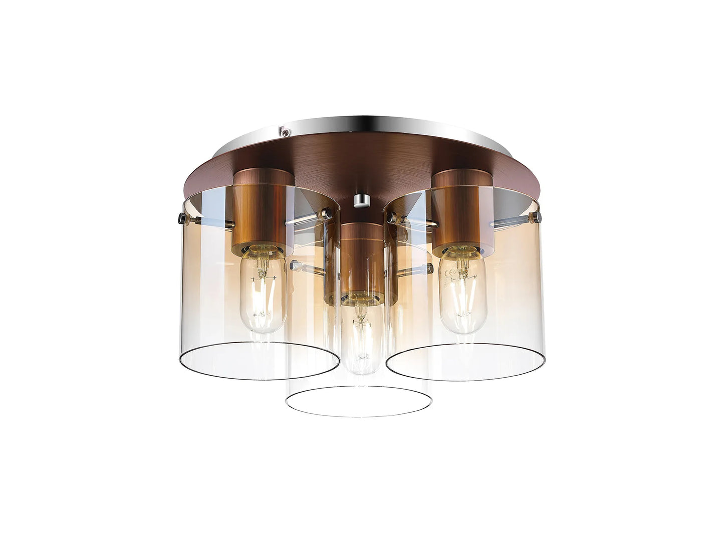 Blaire 3 Light Flush Ceiling Light