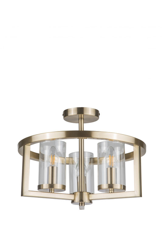 Costel 3 Light Semi Flush