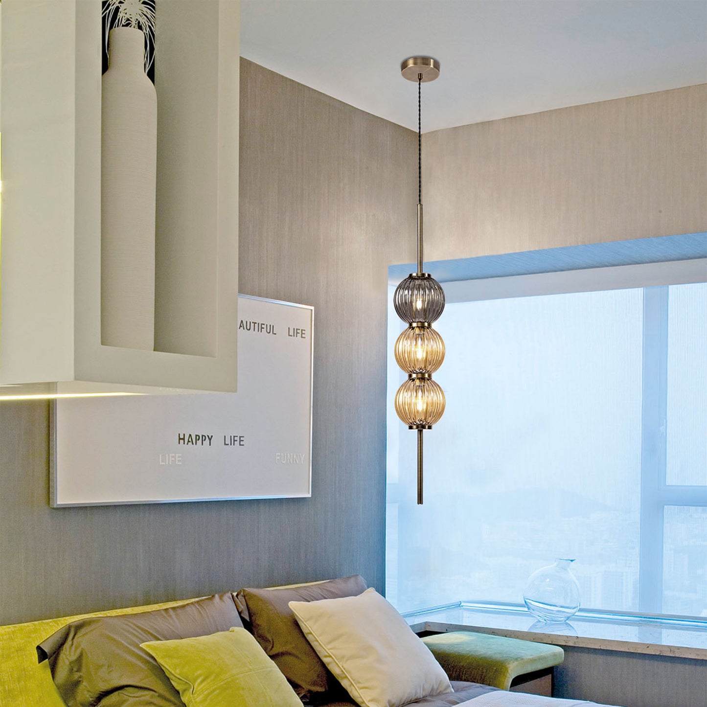 Farah 3 Light Pendant