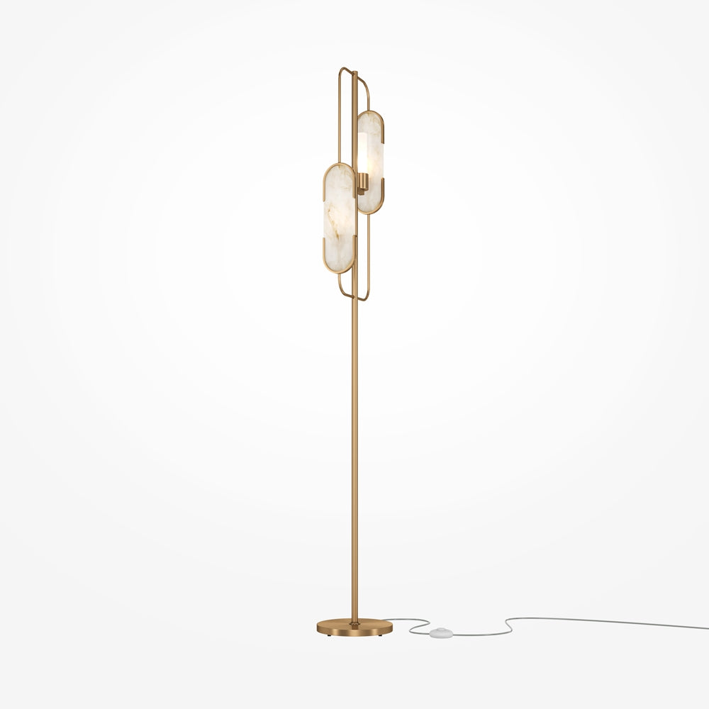 Marmol Brass Floor Lamp