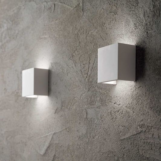 Gypsum Paintable Wall Light