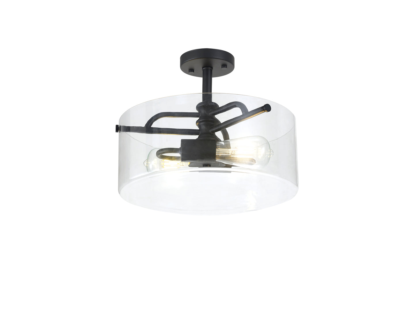 Maxwell Semi Flush 2 Light Ceiling Light