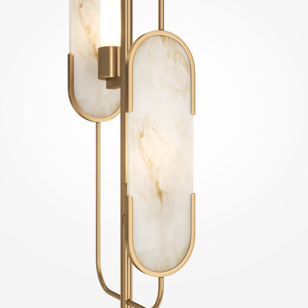 Marmol Brass Floor Lamp