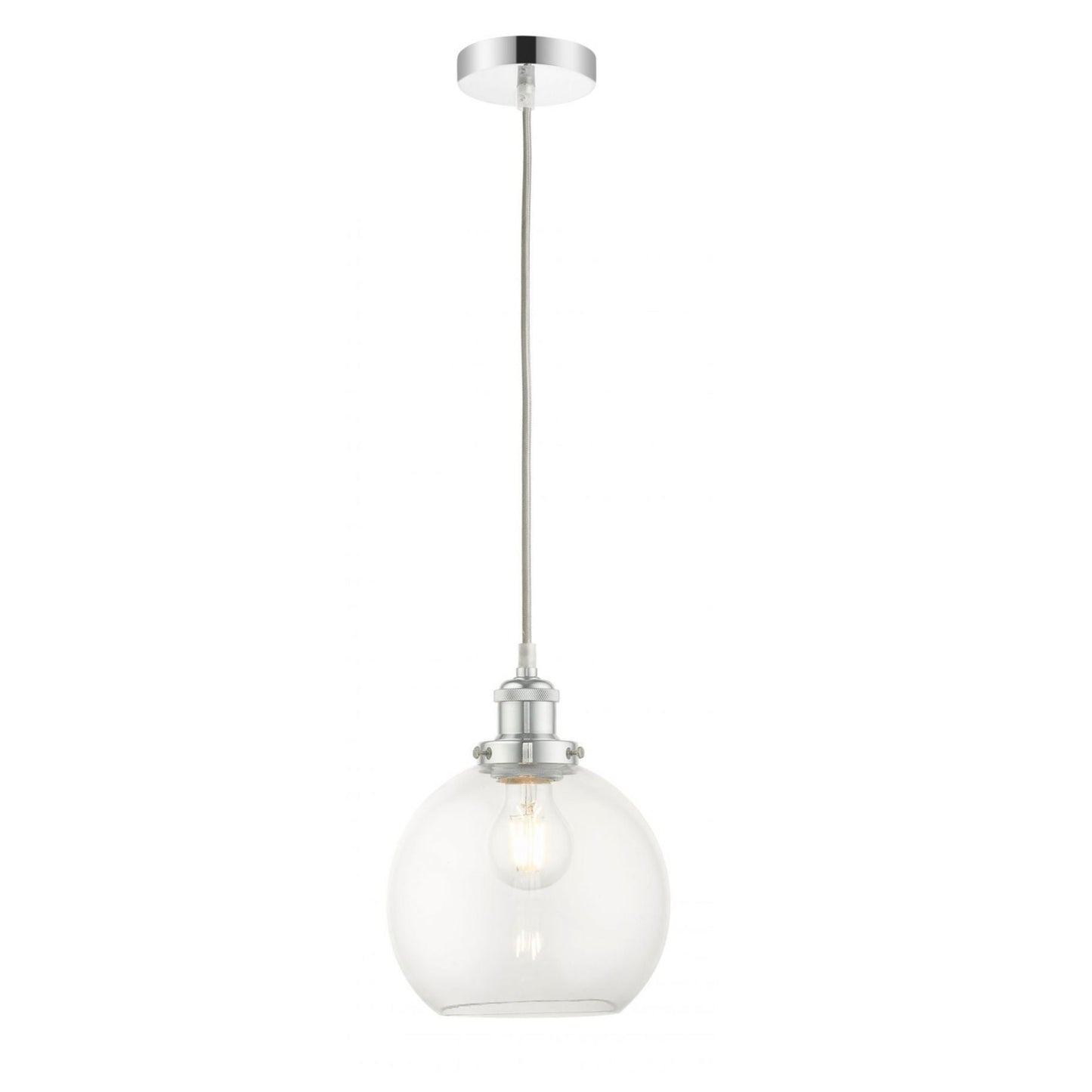 Lara 1 Light Small Glass Ball Pendant