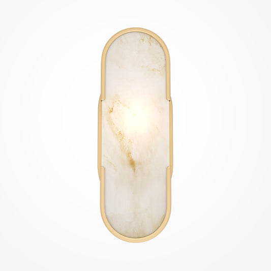 Marmol Single Brass Wall Light Small