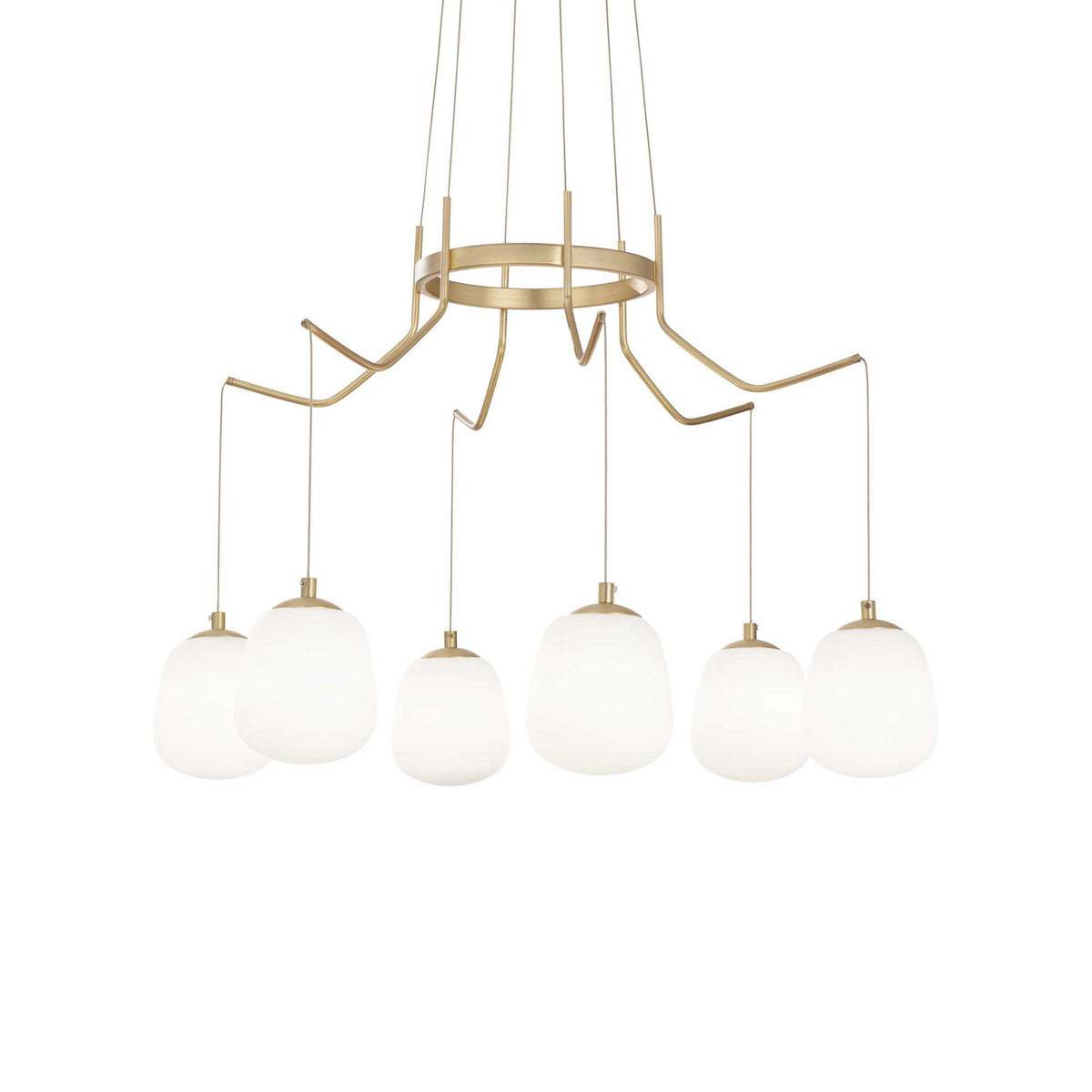 Karousel 6 Light Pendant - Collection Only