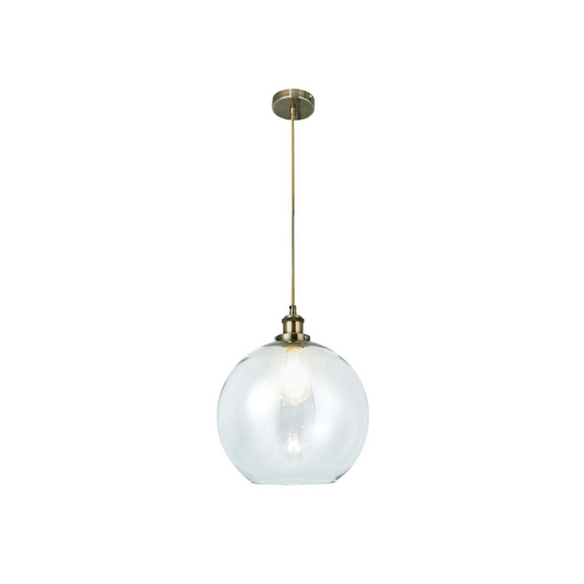 Lara 1 Light Medium Glass Ball Pendant
