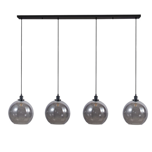 Lara 4 Light Bar Medium Glass Ball Pendant