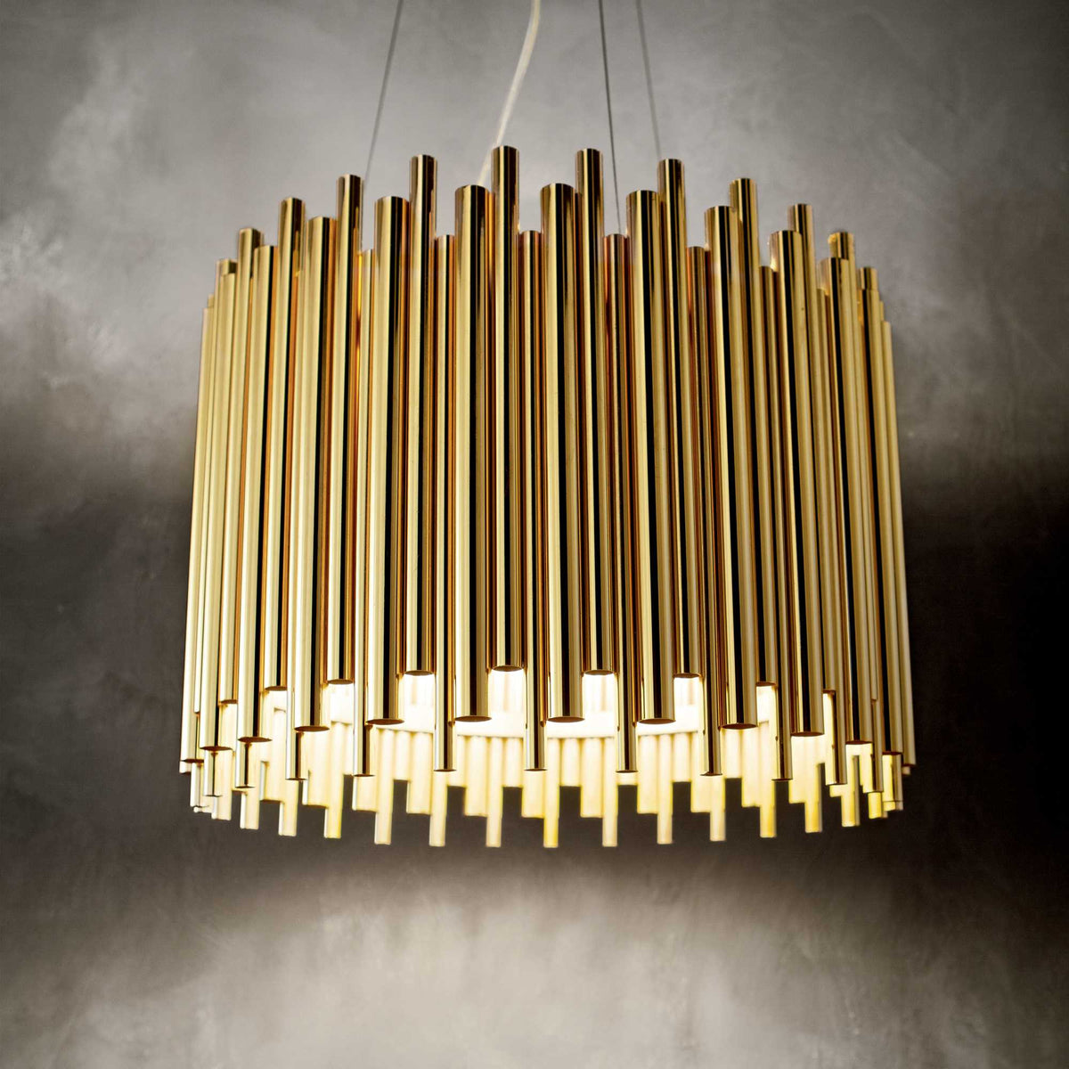Pane Gold Pendant Light - Collection Only