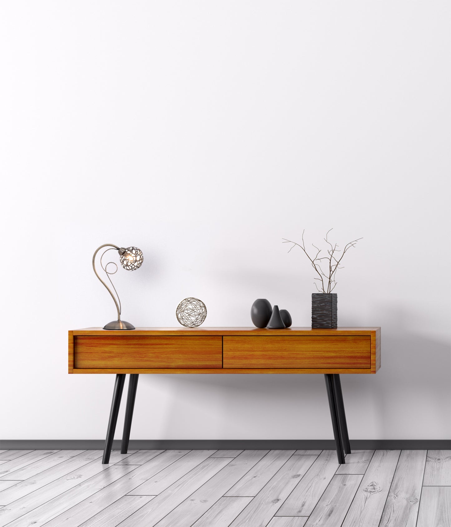 Rosie 1 Light Antique Brass Table Lamp with Mesh Ball Shade