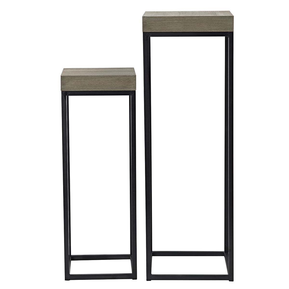 Fabio dark wood nest of tables