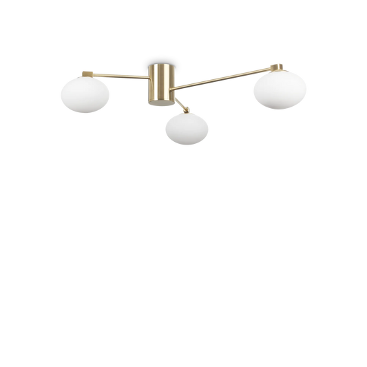 Mercury 3 Light Flush Ceiling Light