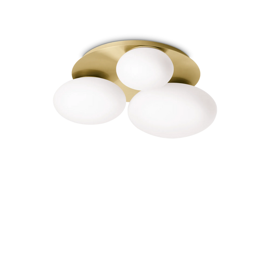Lily 3 Light Flush Ceiling Light