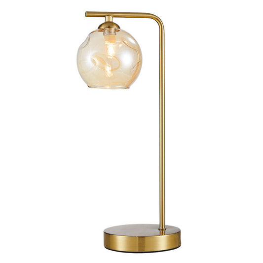 Geena Satin Brass 1 Light Table Lamp