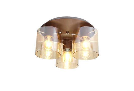 Blaire 3 Light Flush Ceiling Light