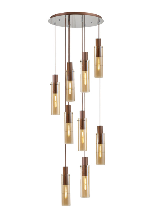 Blayke Slim 9 Light Round Pendant