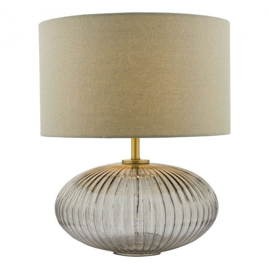Edmonton Smoked Table Lamp