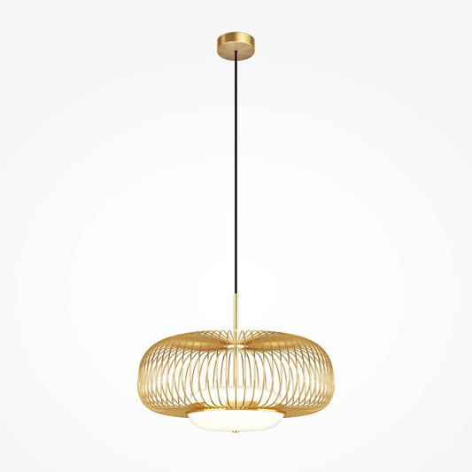 Gravity Brass Wire LED Pendant