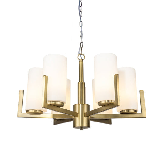 Emperor 6 Light Satin Chrome Ceiling Light