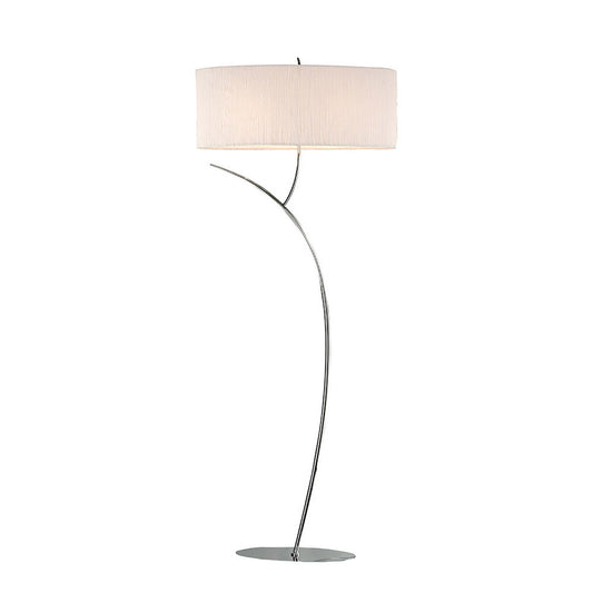 Eva Chrome Floor Lamp