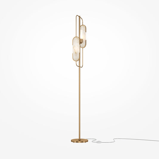 Marmol Brass Floor Lamp