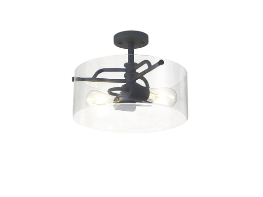 Maxwell Semi Flush 2 Light Ceiling Light