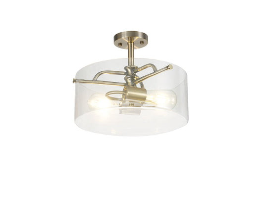 Maxwell Semi Flush 2 Light Ceiling Light
