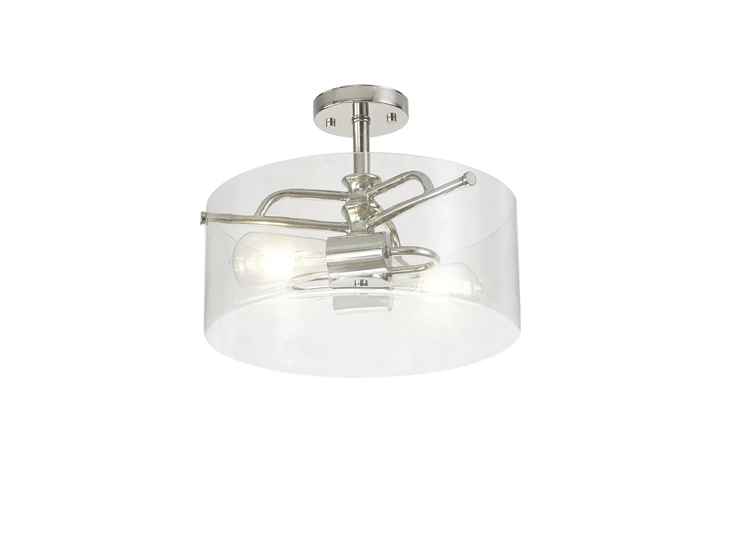 Maxwell Semi Flush 2 Light Ceiling Light