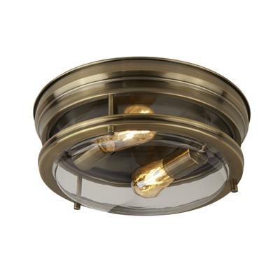 Edinburgh 2 Light Flush Bathroom Ceiling Light