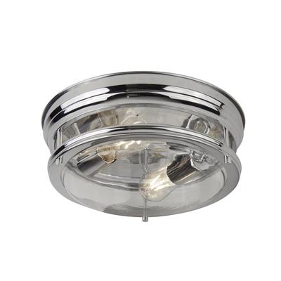 Edinburgh 2 Light Flush Bathroom Ceiling Light