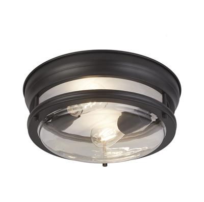 Edinburgh 2 Light Flush Bathroom Ceiling Light