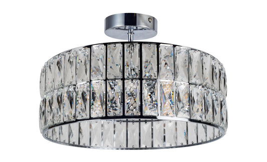 Holly 6 Light Polished Chrome Bathroom Crystal