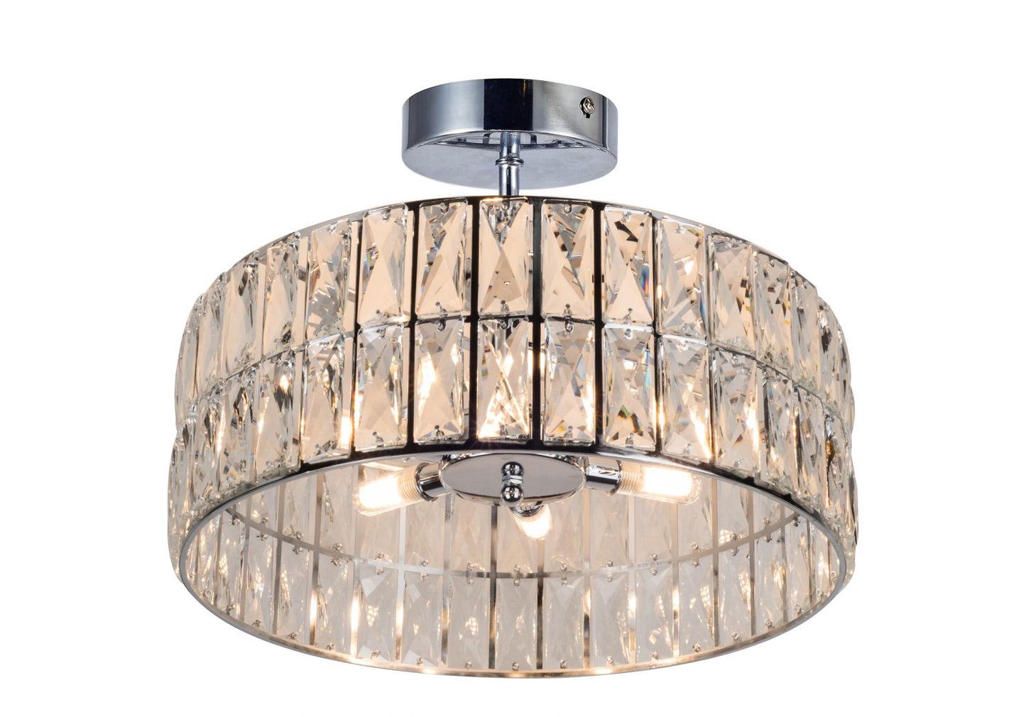 Holly 6 Light Polished Chrome Bathroom Crystal
