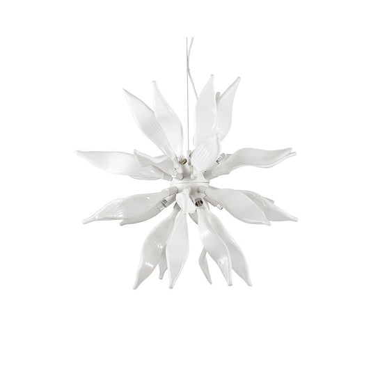 Leaves 8 Light Pendant - Collection Only