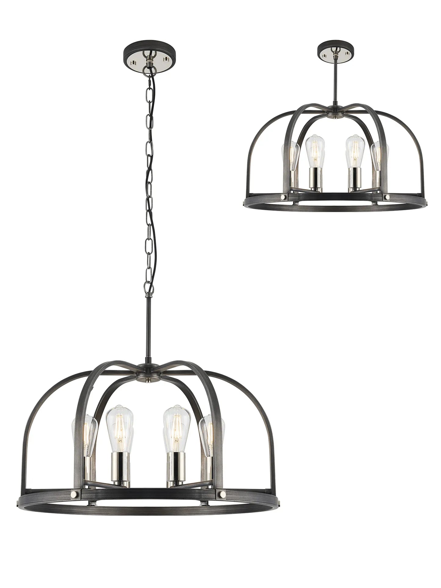 Lara Round 6 Light Pendant