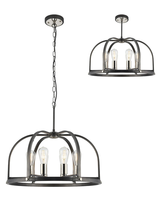 Lara Round 6 Light Pendant