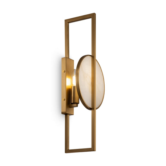 Marmol Single Brass Wall Light