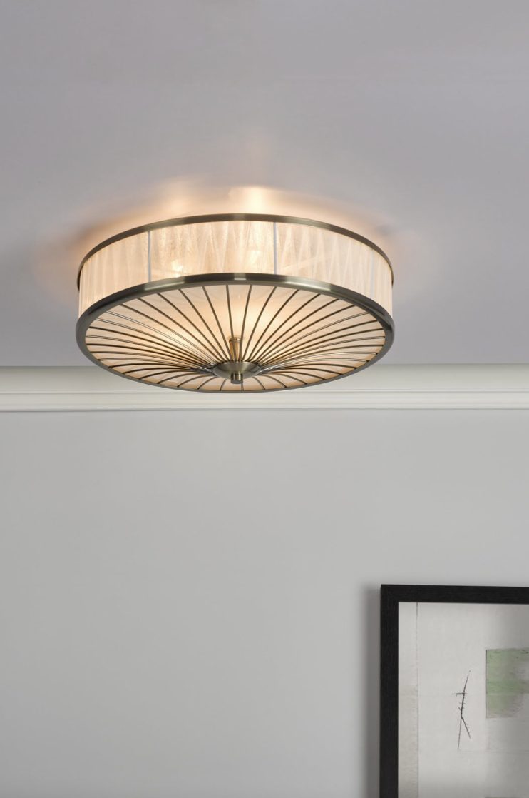 Norway 3 Light Flush Ceiling Light