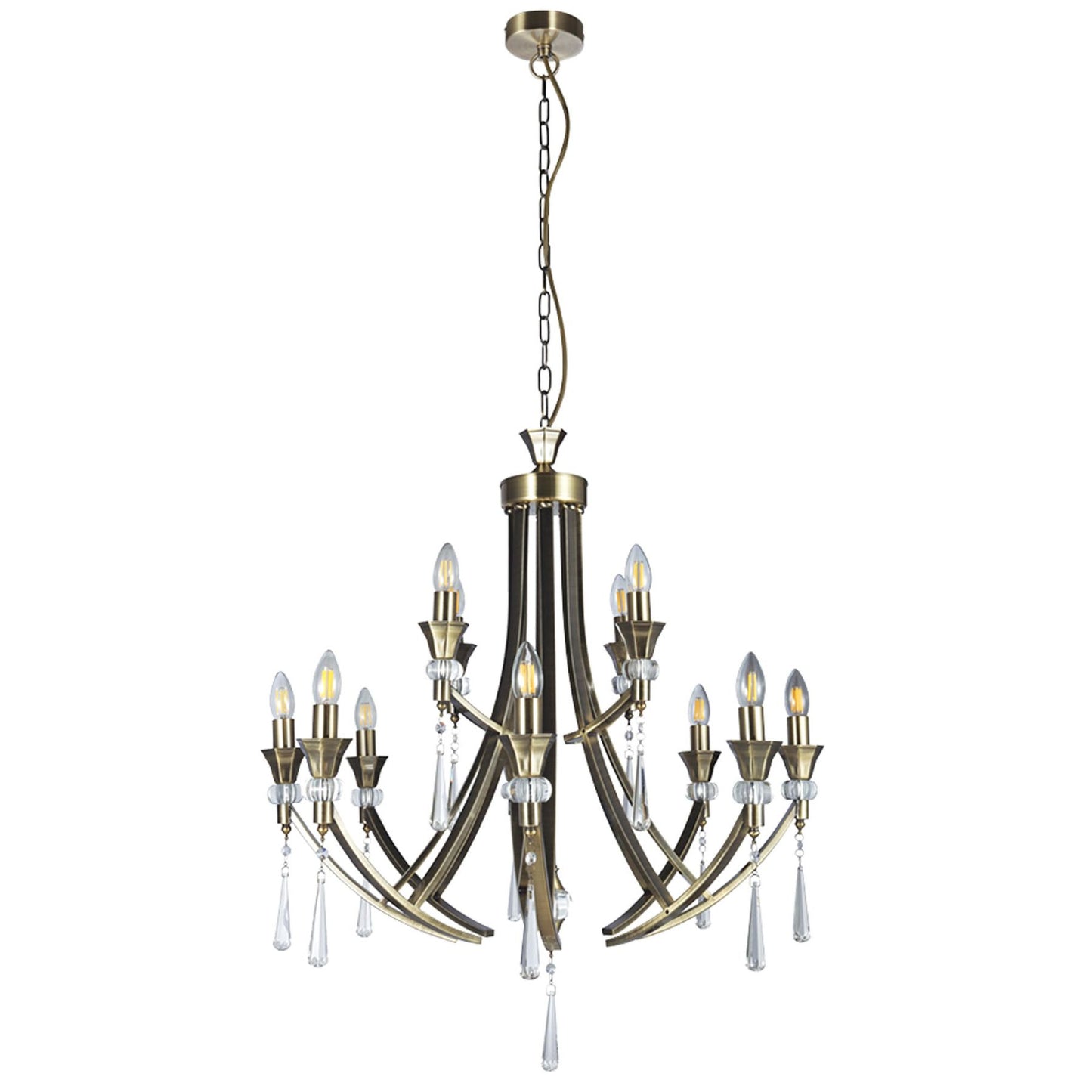 Sophie 12 Light Crystal Ceiling Light