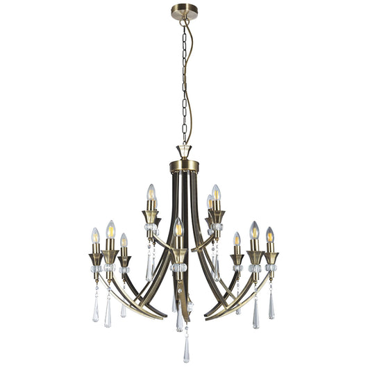 Sophie 12 Light Crystal Ceiling Light