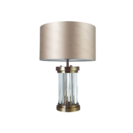 Paris Table Lamp Antique Brass - Collection Only