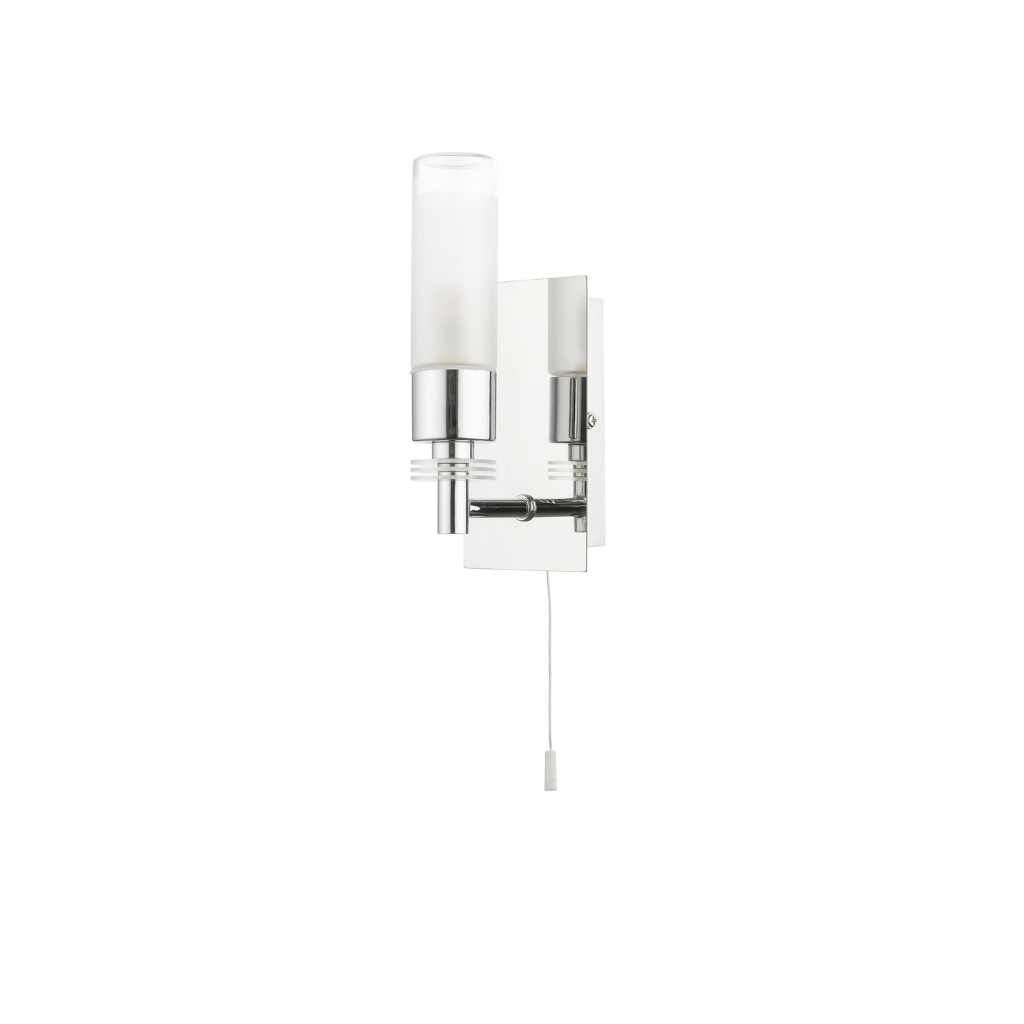 Mars 1 Light Bathroom Wall Light Polished Chrome