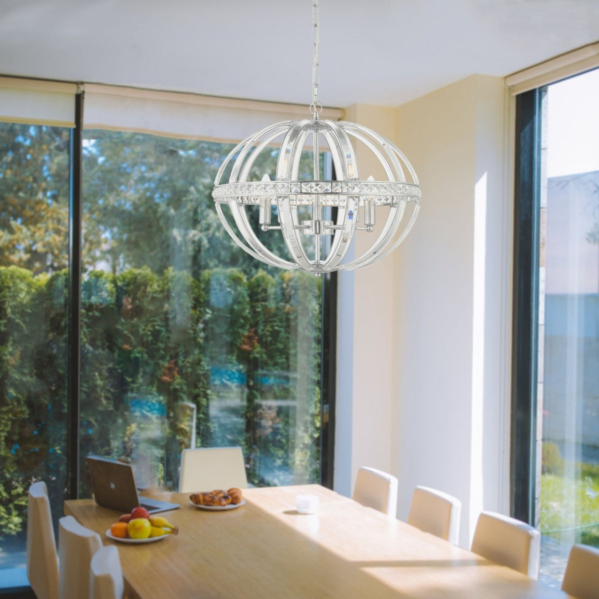 Laura 5 Light Pendant - Collection Only