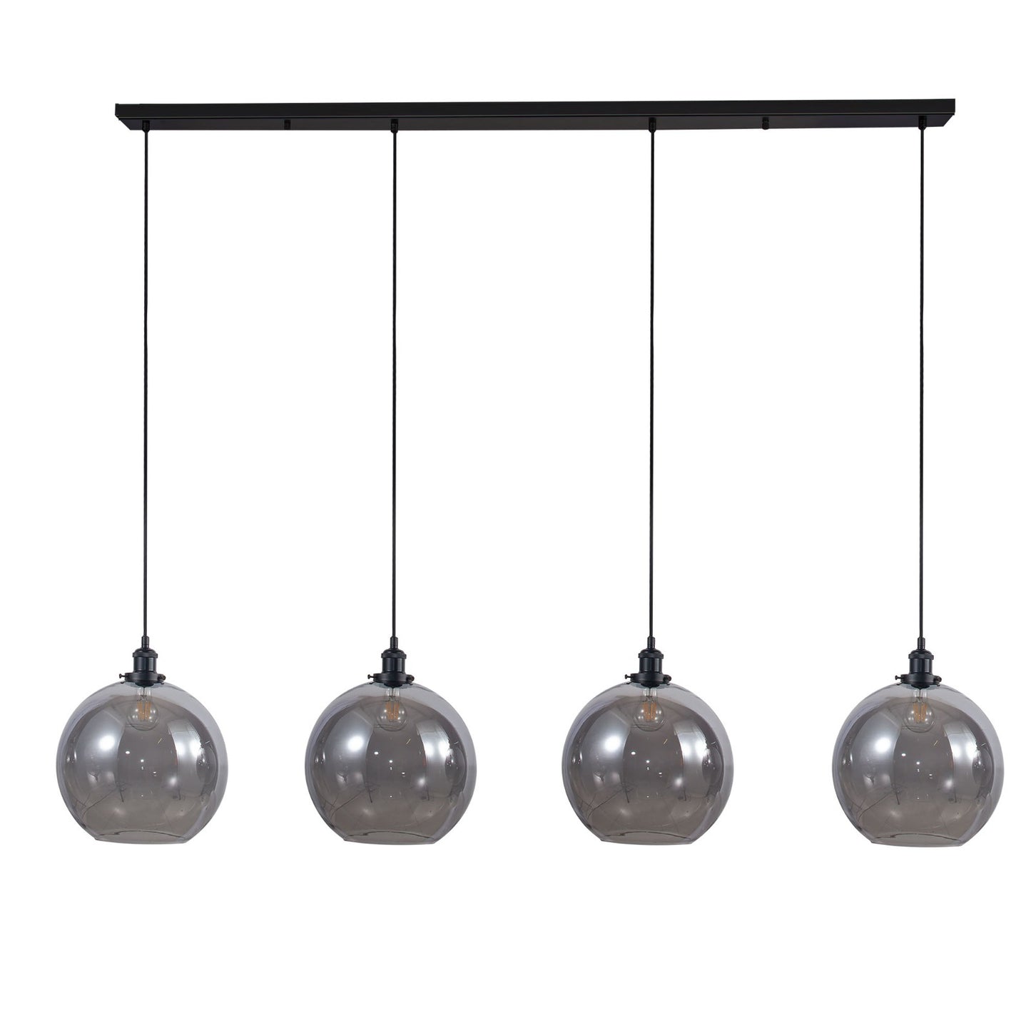 Lara 4 Light Bar Medium Glass Ball Pendant
